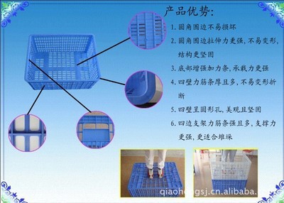 【批發供應 塑料周轉筐周轉箱】價格,廠家,圖片,周轉箱/物流箱,佛山市喬鴻塑膠制品-