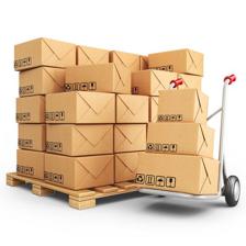 物流紙箱子高清圖片